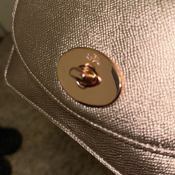 Coach Metallic Leather Chain Wallet - Picture 8 of 9